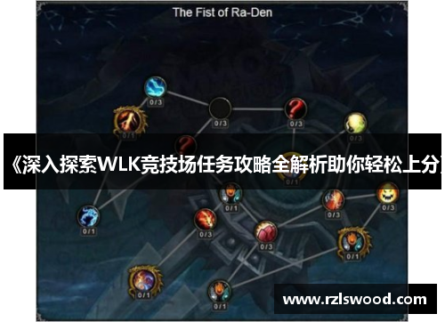 《深入探索WLK竞技场任务攻略全解析助你轻松上分》