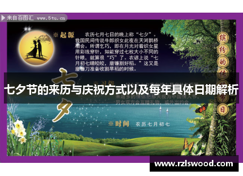 七夕节的来历与庆祝方式以及每年具体日期解析